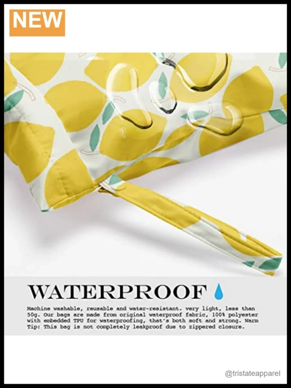 2 Pack Wet Dry Bag Waterproof Travel Swim Diaper Gym Storage Organizer